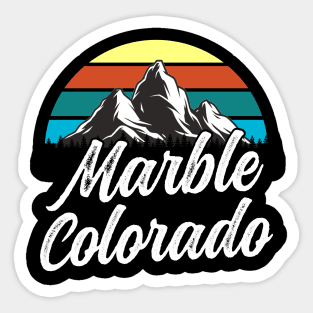 Marble Colorado Sticker